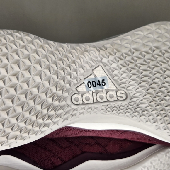 Adidas Mens Running Cross Trainers Maroon with White Accents Sz 11 1/2 NWOT - Picture 8 of 8